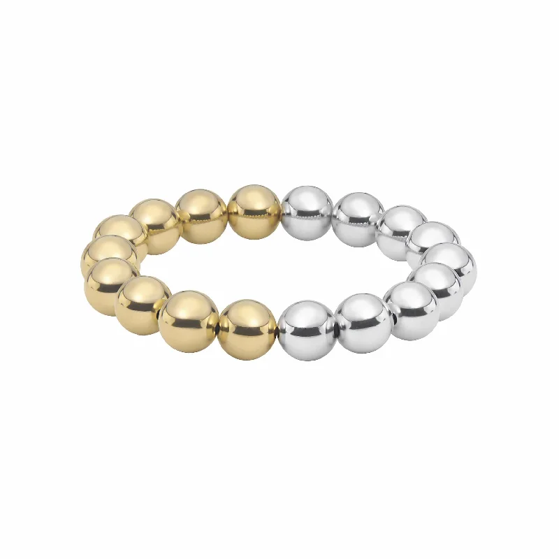 drifter turquoise bracelet-Baller | Extra Large  Gold + Silver Bracelet