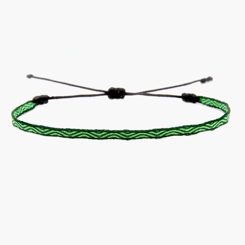 raw sapphire bracelet-Handmade Purnama Bracelet 49 (Green)