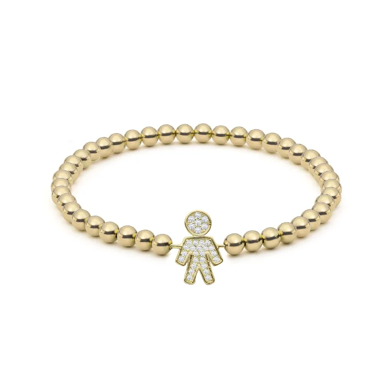 gleaming link bracelet-Kiddos | Boy Charm Bracelet