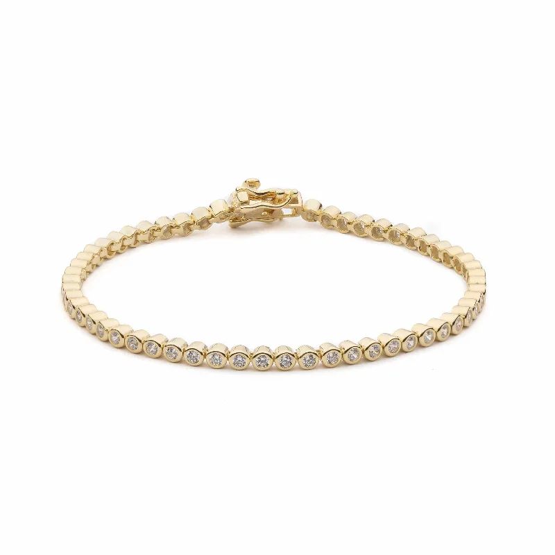 topaz chain bracelet-Match Point | Tennis Bracelet