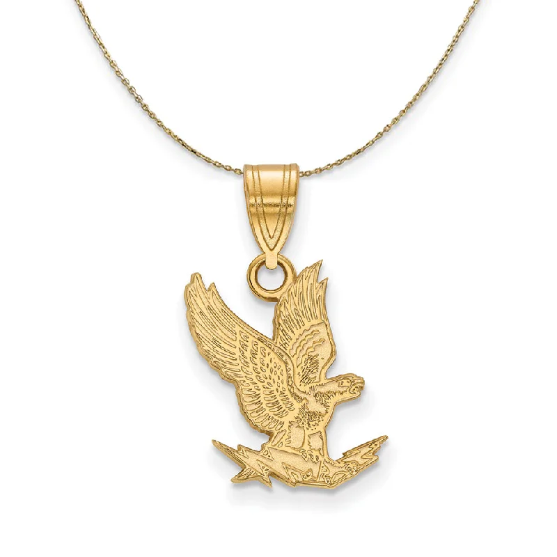 pearl interlocked necklace-14k Yellow Gold Air Force Academy Md Mascot Necklace