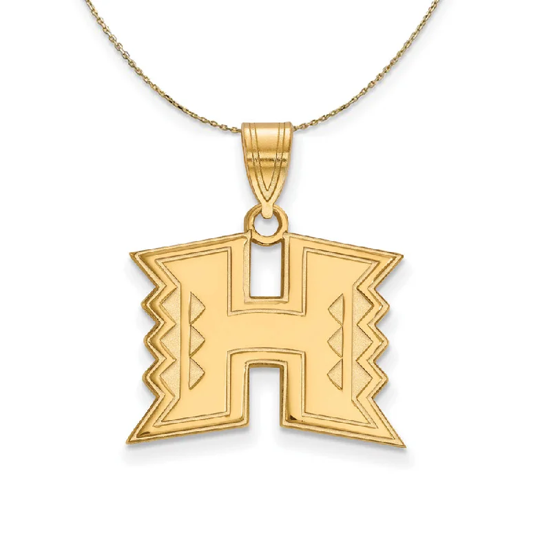 14k Yellow Gold The U. of Hawai'i Medium Necklace