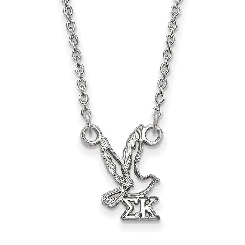 Sterling Silver Sigma Kappa XS (Tiny) Necklace