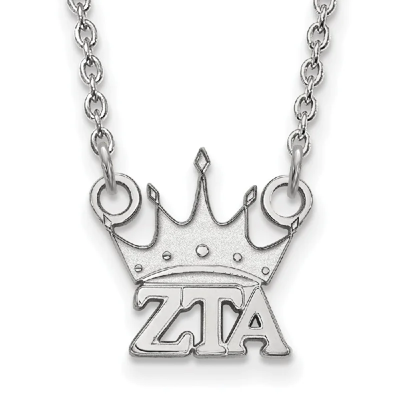 Sterling Silver Zeta Tau Alpha XS (Tiny) Necklace