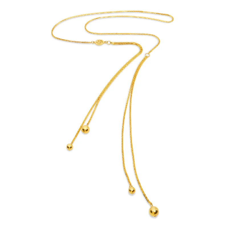 gold coil necklace-Astor Necklace