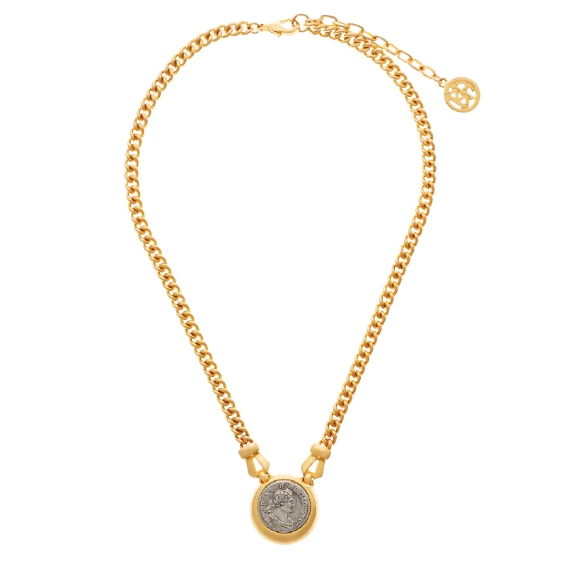 ripple-shaped chain necklace-Blair Necklace