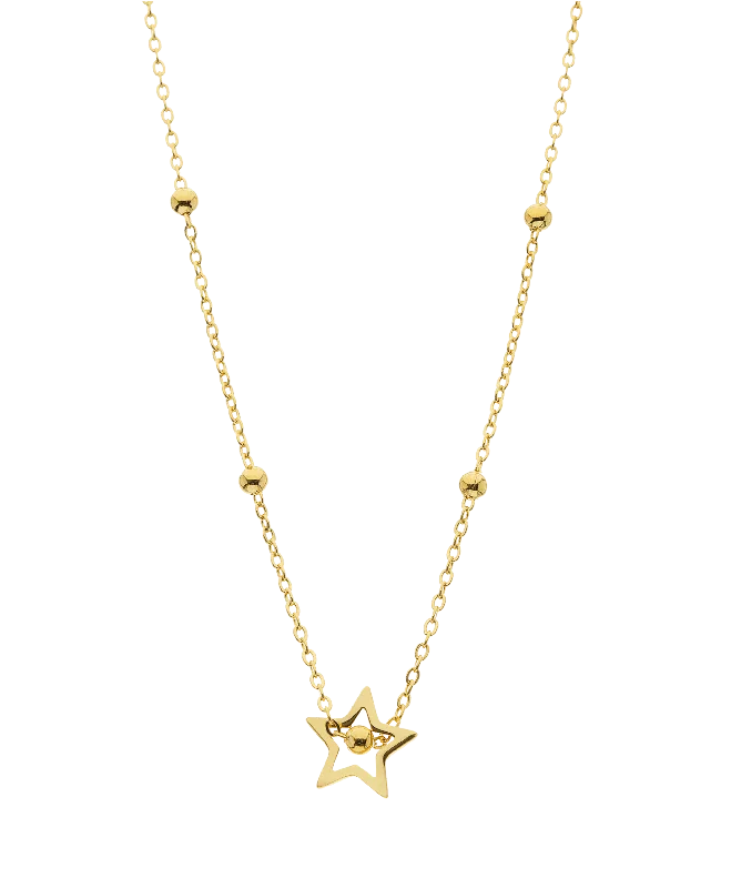 gleaming drop necklace-Eva Necklace 18ct Gold Plated