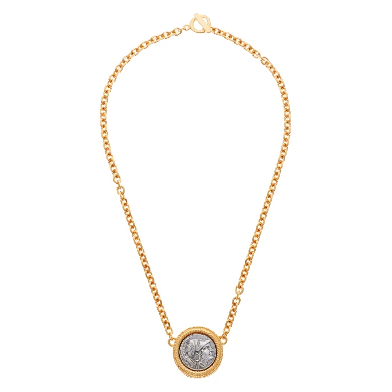 retro pearl chain necklace-Eilidh Necklace