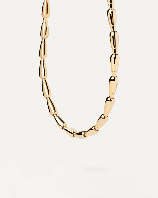 glowing gold necklace-Gigi Necklace