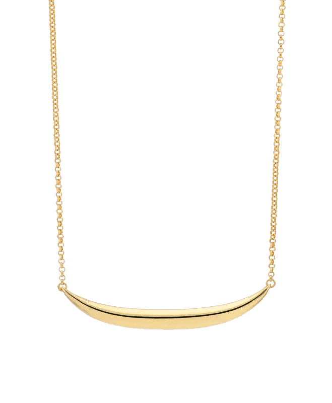 sprig sapphire necklace-Kara Necklace 18ct Gold Plate