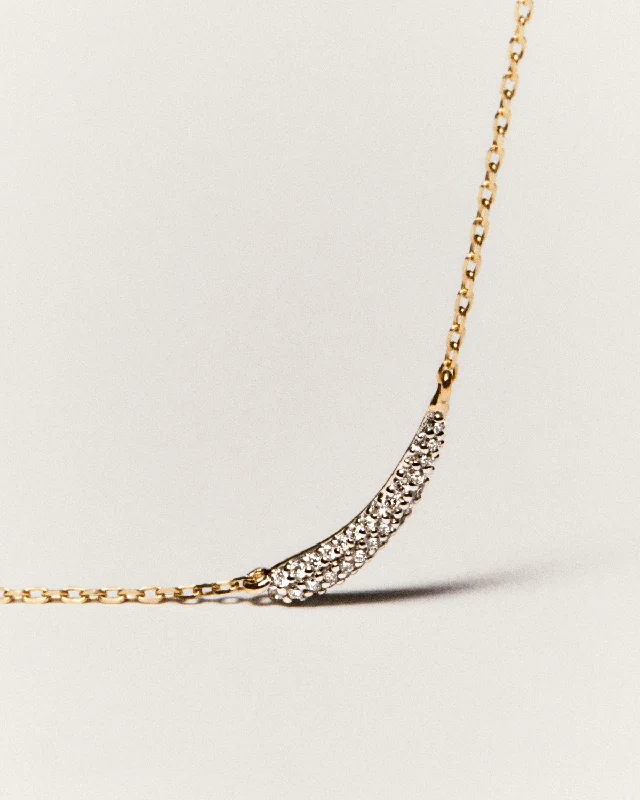 adaptable friendship necklace-GRID 1 Diamonds and Gold Nilo Necklace