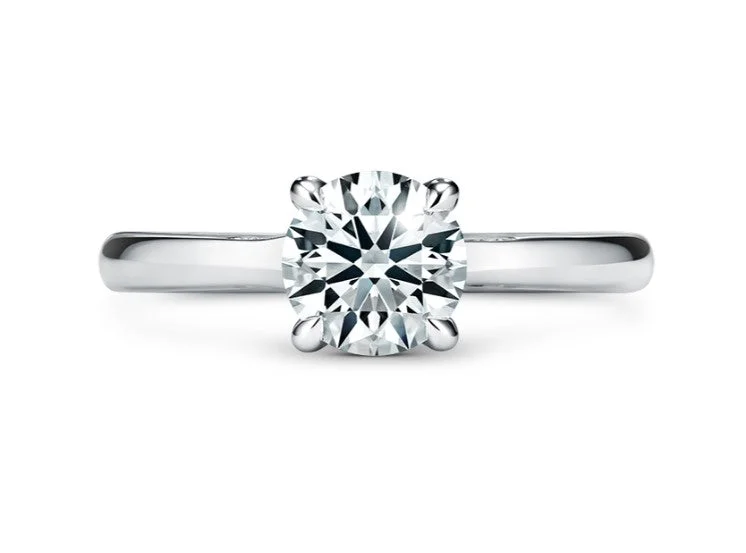 chiseled monogram ring-Hearts On Fire Vela 1.03 ct. G-VS2 Diamond Engagement Ring in Platinum