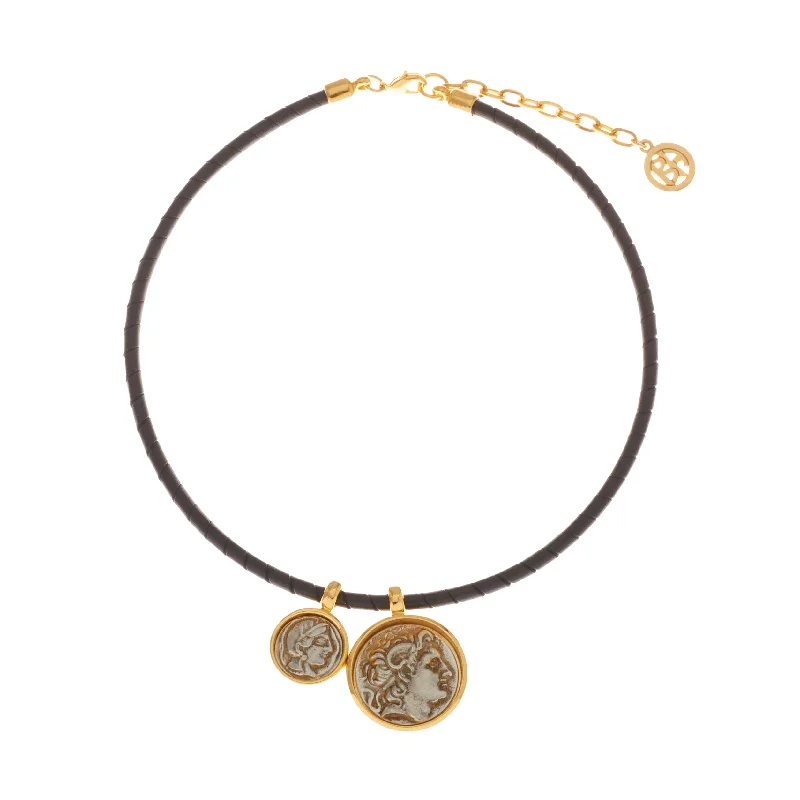 slender gold necklace-Keir Necklace