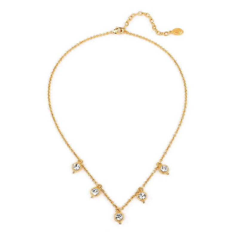 distressed gold necklace-Olympe Necklace