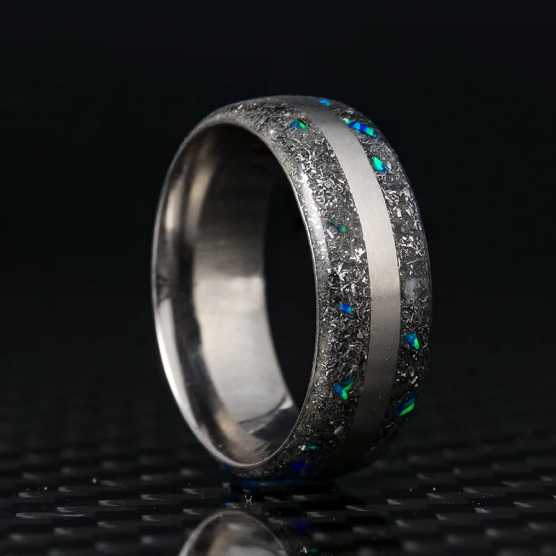 sprig sapphire ring-Periphery Star Dust™ Glowstone Ring