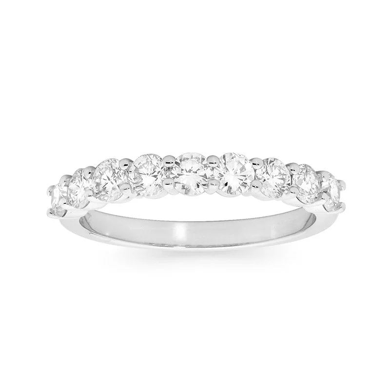 drifter chic ring-Diamond Wedding Ring - BSJ Signature Style (0.90ct T.W)