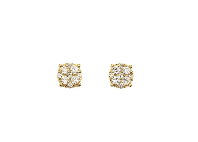 drifter moon earrings-0.74CT Diamond Earrings