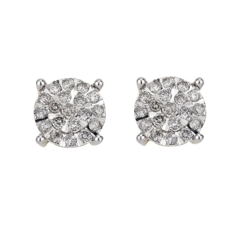 bronze hoop earrings-1.02CT Diamond Earrings