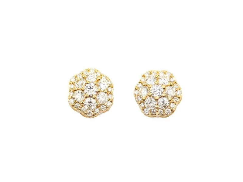 ripple drop earrings-1.72CT Diamond Earrings