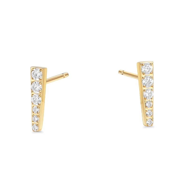 tech sleek earrings-Archie Stud Earrings