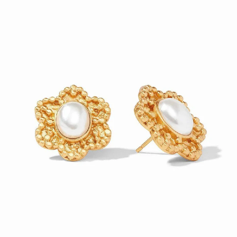 retro pearl stud earrings-Colette Statement Stud Earrings