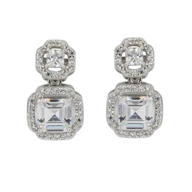 extravagant statement earrings-CZ EARRINGS