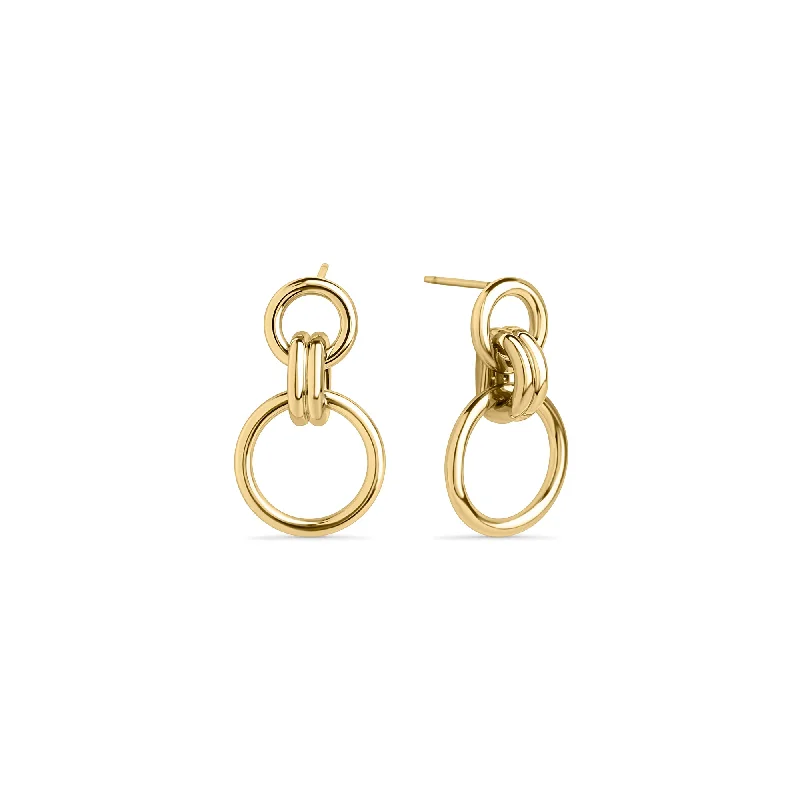 adaptable hoop earrings-Khloe Pendant Earrings