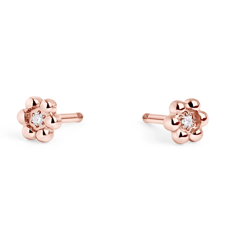 ripple-shaped stud earrings-Lova Stud Earrings