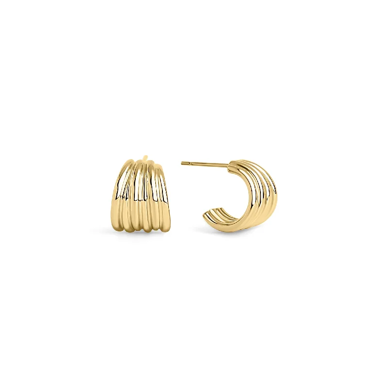 adaptable drop earrings-Melissa II Hoop Earrings