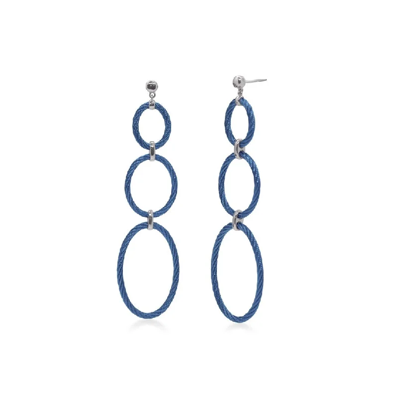 adaptable stud earrings-Cable Drop Earrings | M10276587