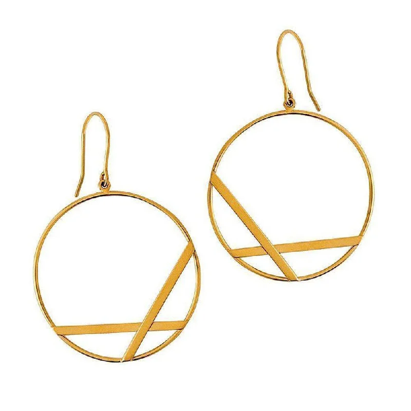 adaptable hoop earrings-Small Affinity Yellow Gold Hoop Earrings